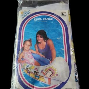 Vintage 1994 wet set 48in kids pool canoe Inflatable floaty white